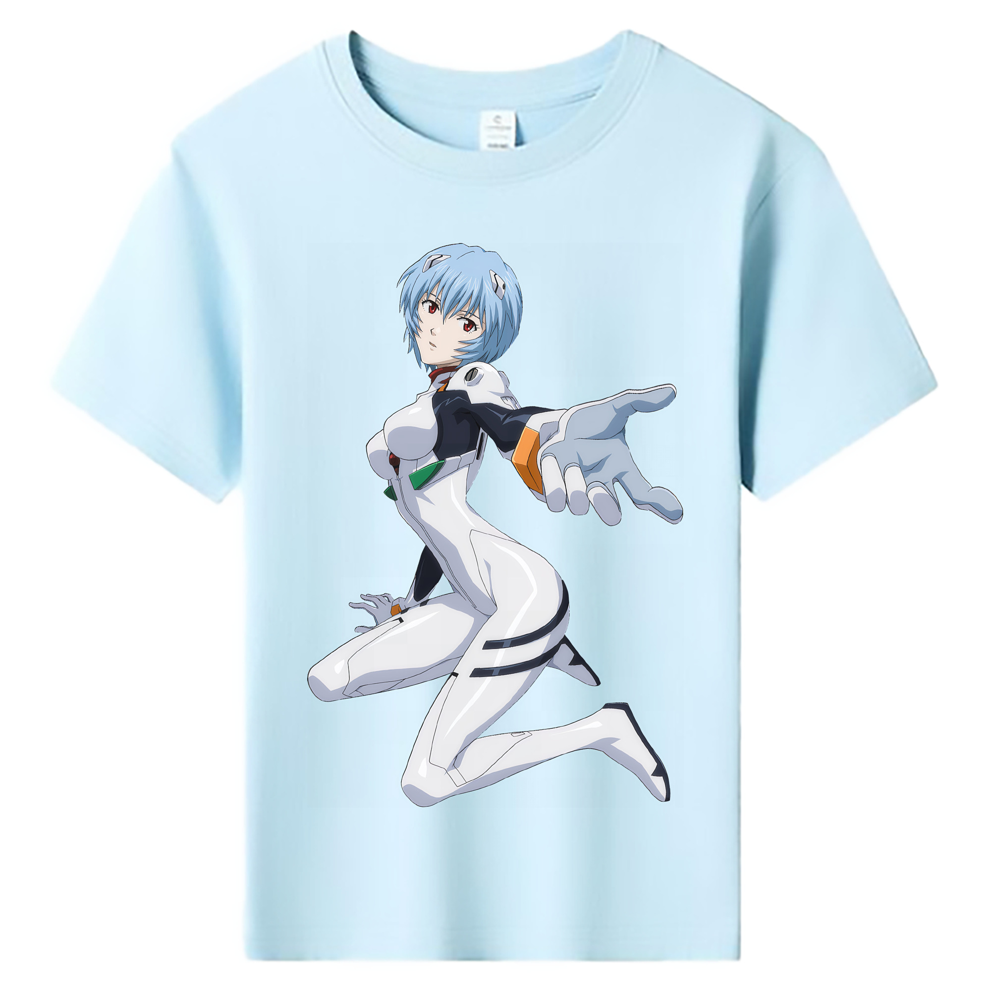 （画像用） EVA 新世紀エヴァンゲリオン 綿100％キッズTシャツ（フロントプリント）